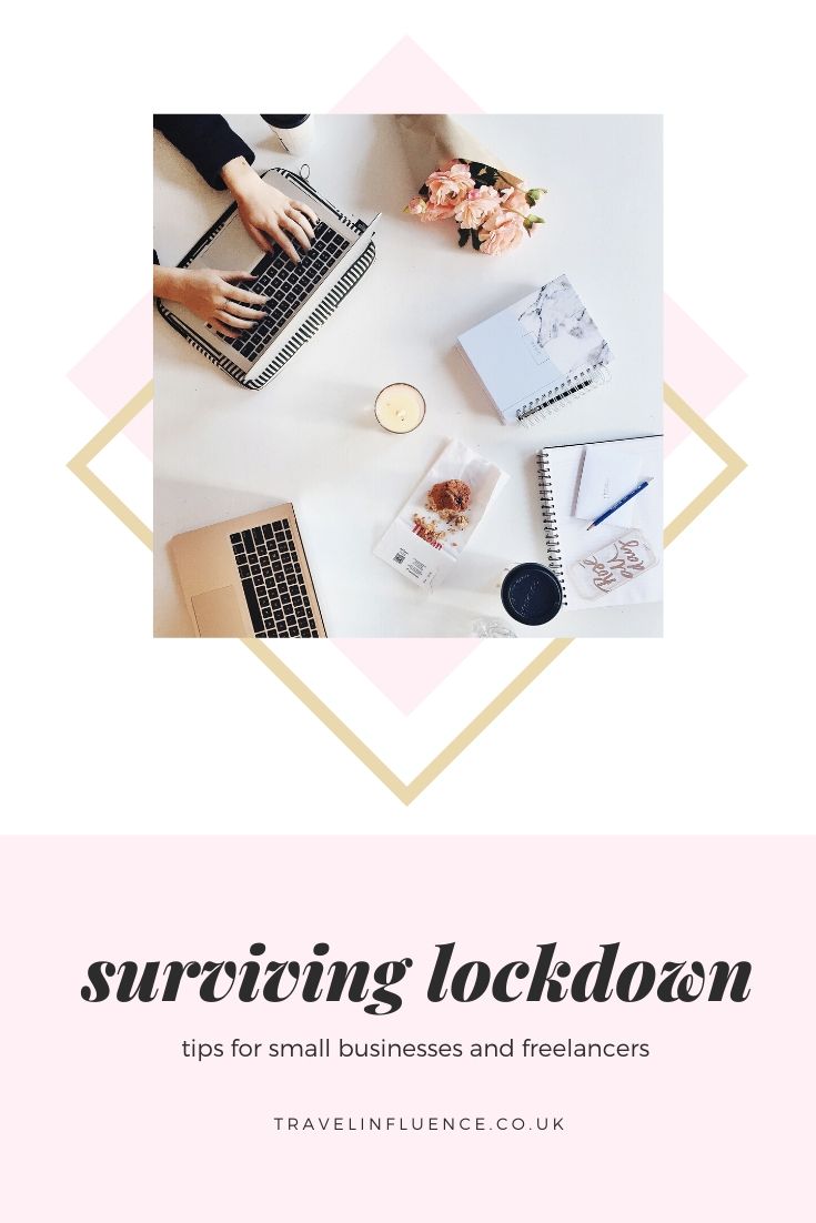 If you are self employed, a freelancer or small business it can be hard to see the way through tough times. Here's how I'm learning to survive lockdown as a freelancer and parent, plus some tips for other small business owners affected by COVID-19 #business #tips #freelance #advice #difficult #thrive #better #biz #blogger #blogging #writer #marketing #PR